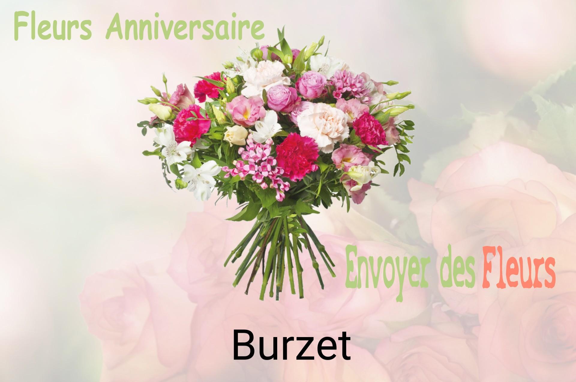 Bouquet de fleurs d’anniversaire livré à Burzet