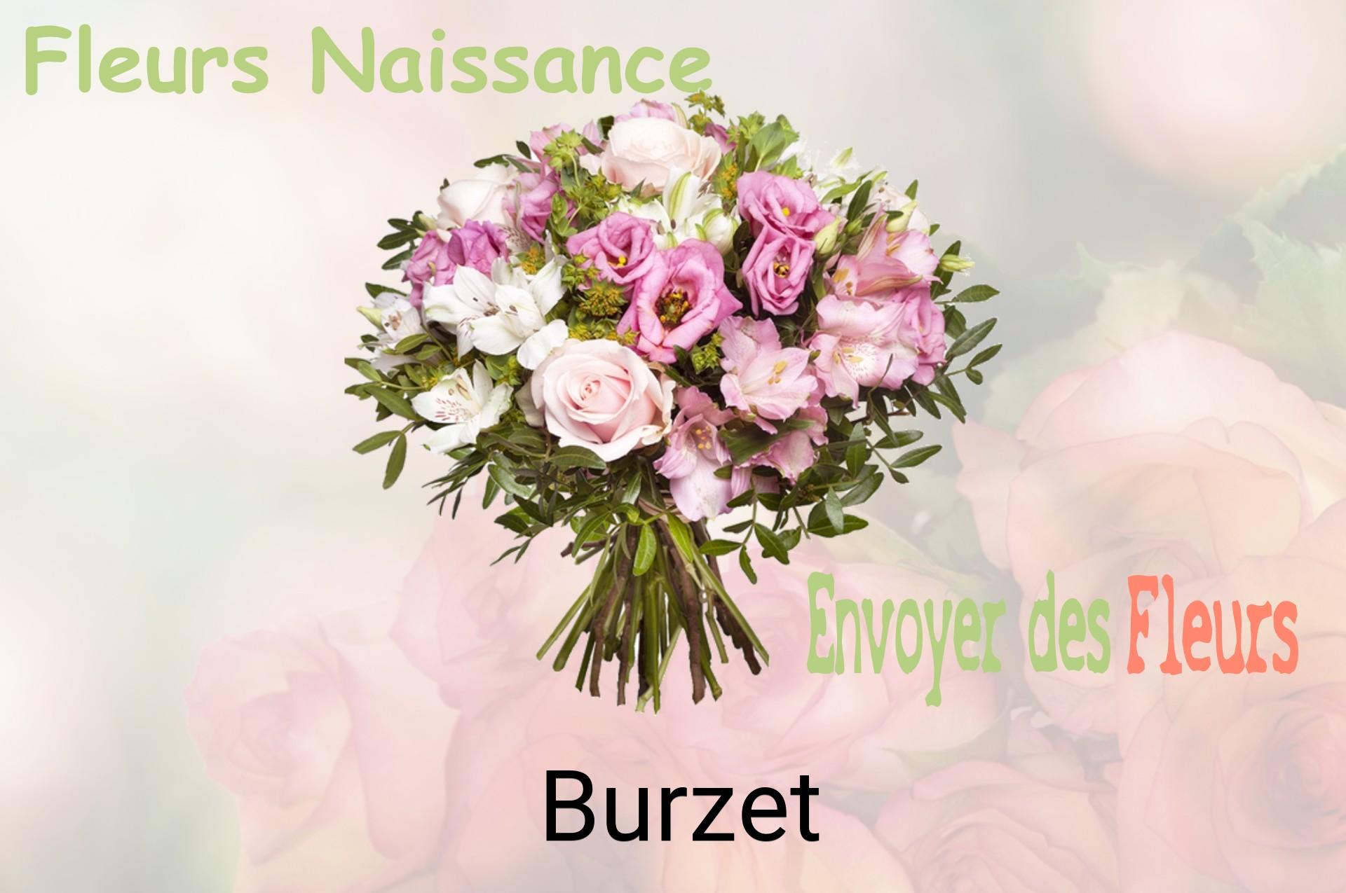 Bouquet de fleurs de naissance livré à Burzet