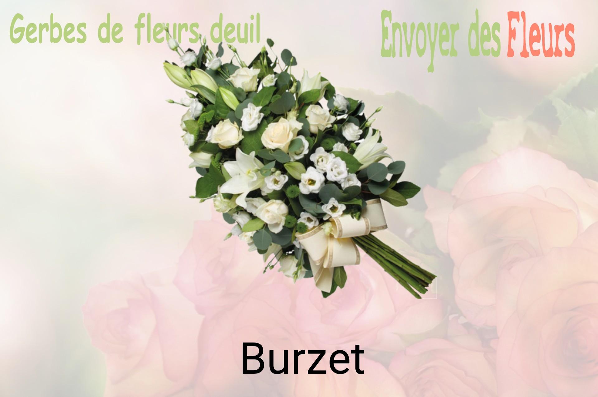 Gerbe de fleurs de deuil livrée à Burzet